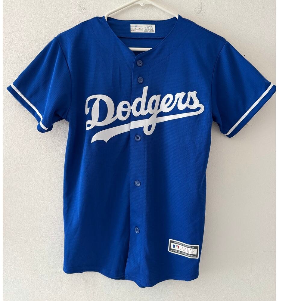 Youth 10/12 General Merchandise Mookie Betts MLB Dodgers Blue Jersey SizeM NWOT